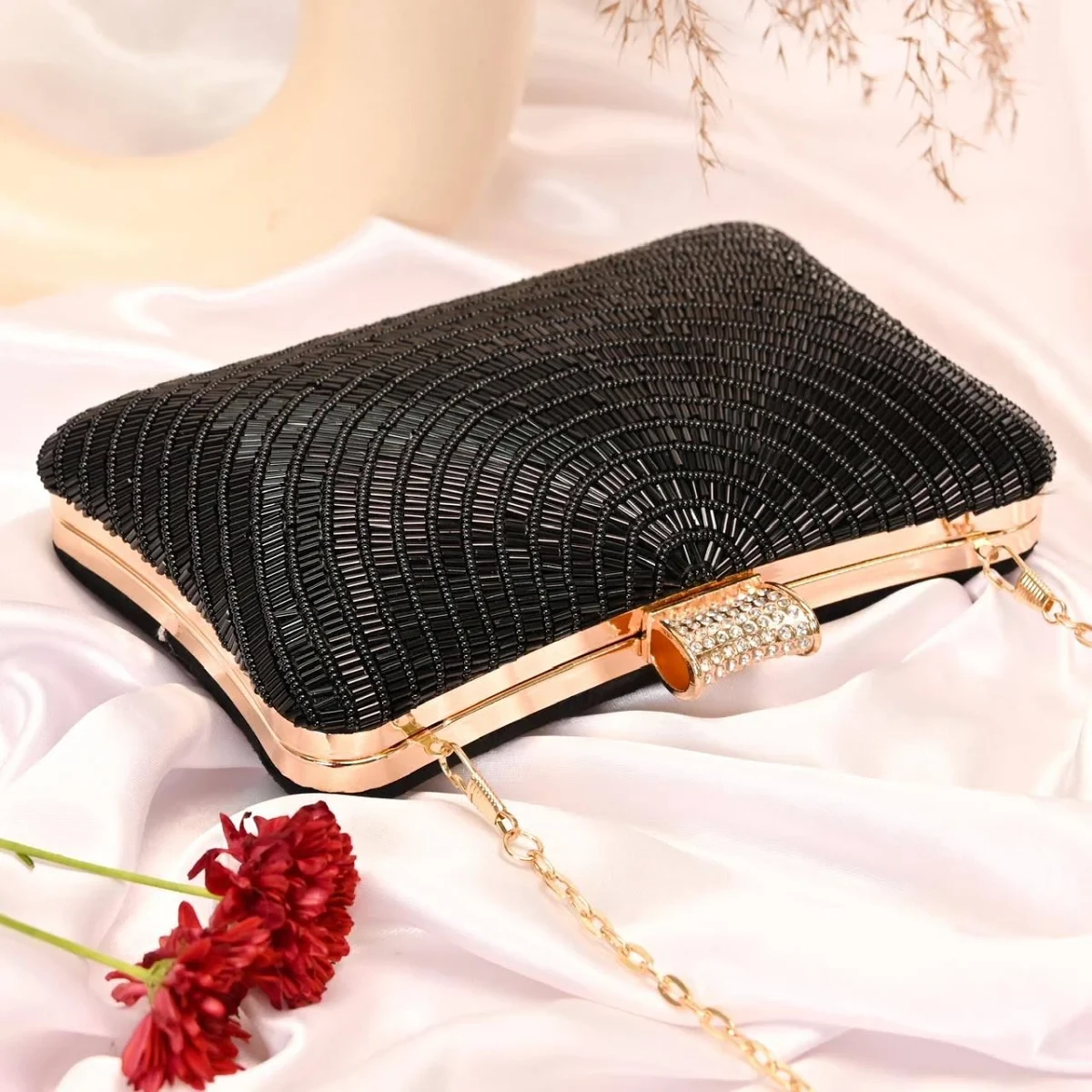 Beaded Party Clutch