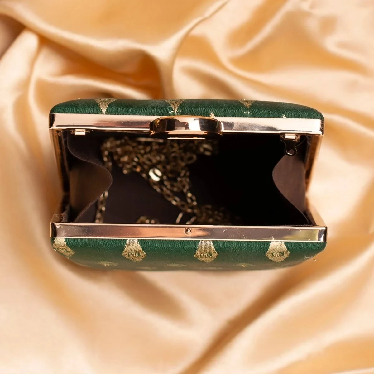 Floral Brocade Clutch
