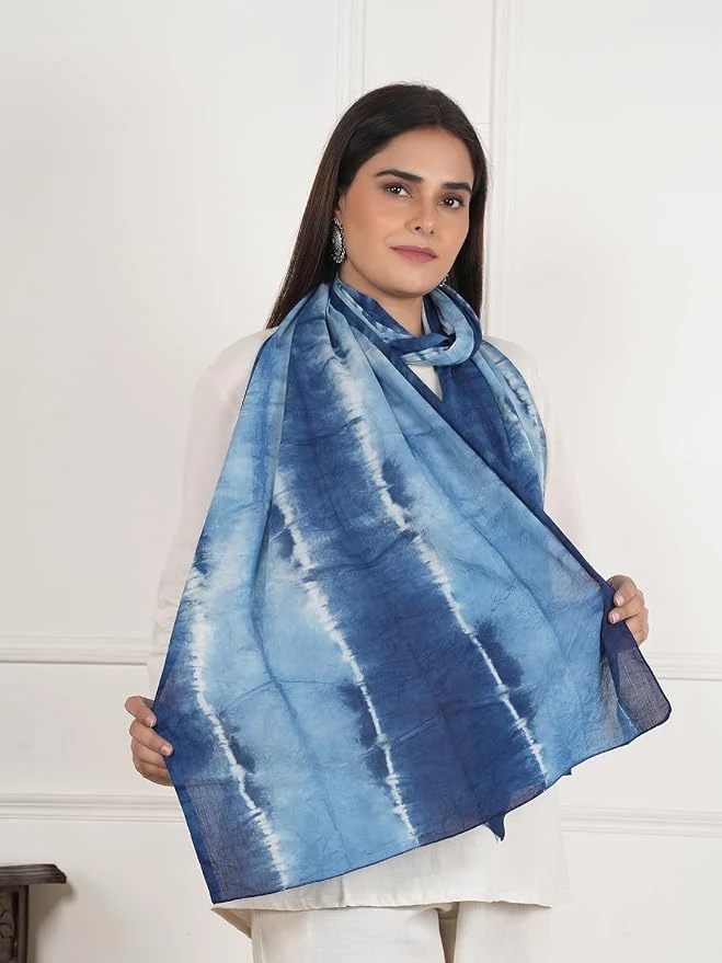 Block Print Cotton Scarf